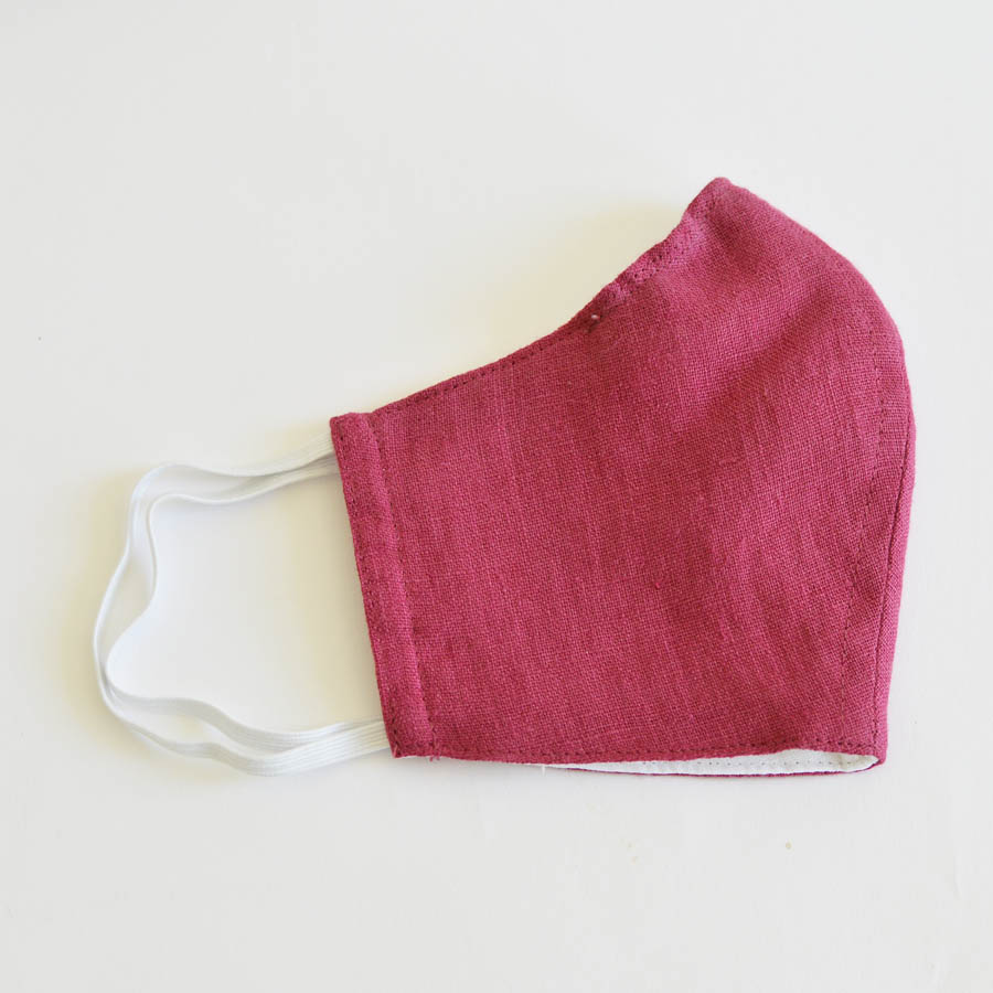 Linen protective face mask for adults XL-XXL