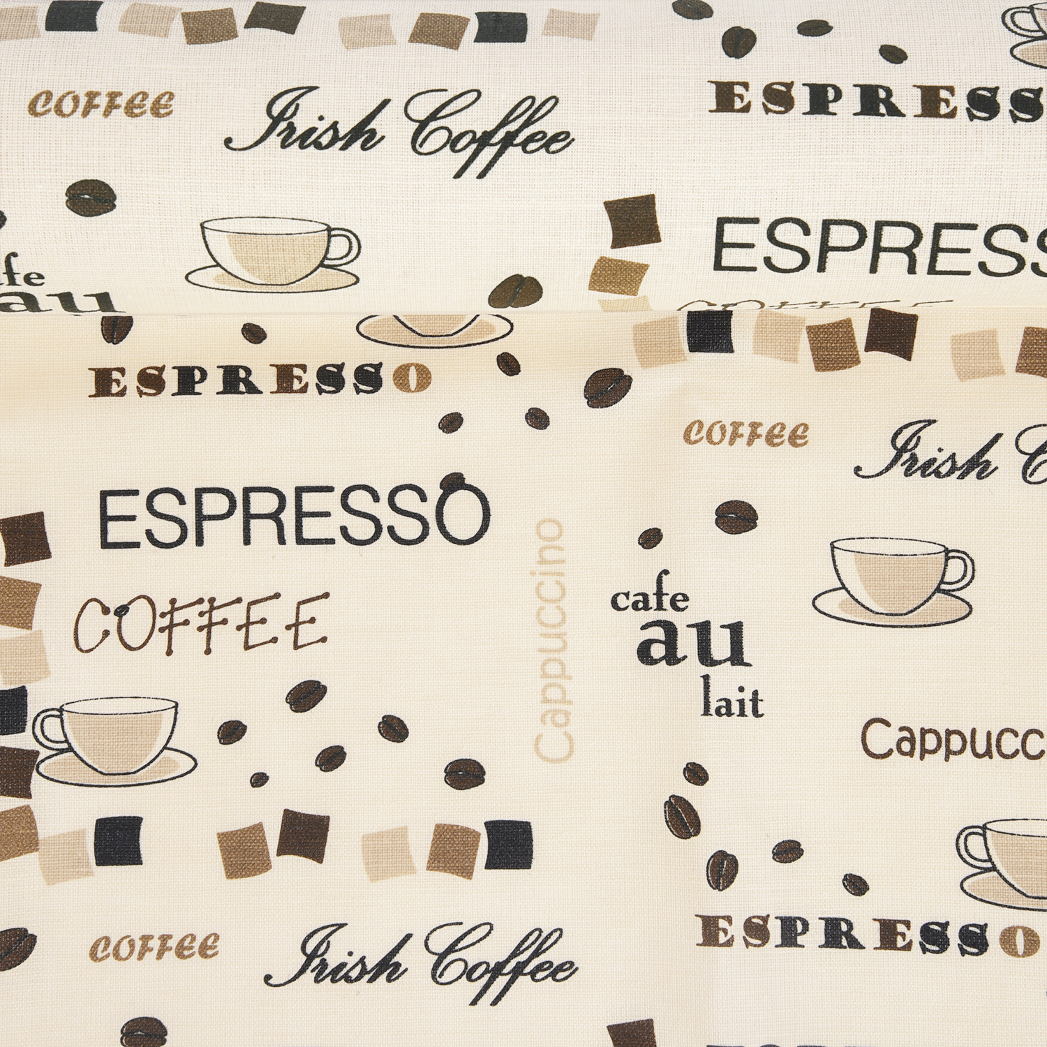 WATER-PRO printed fabric Coffee, 175 g/m²