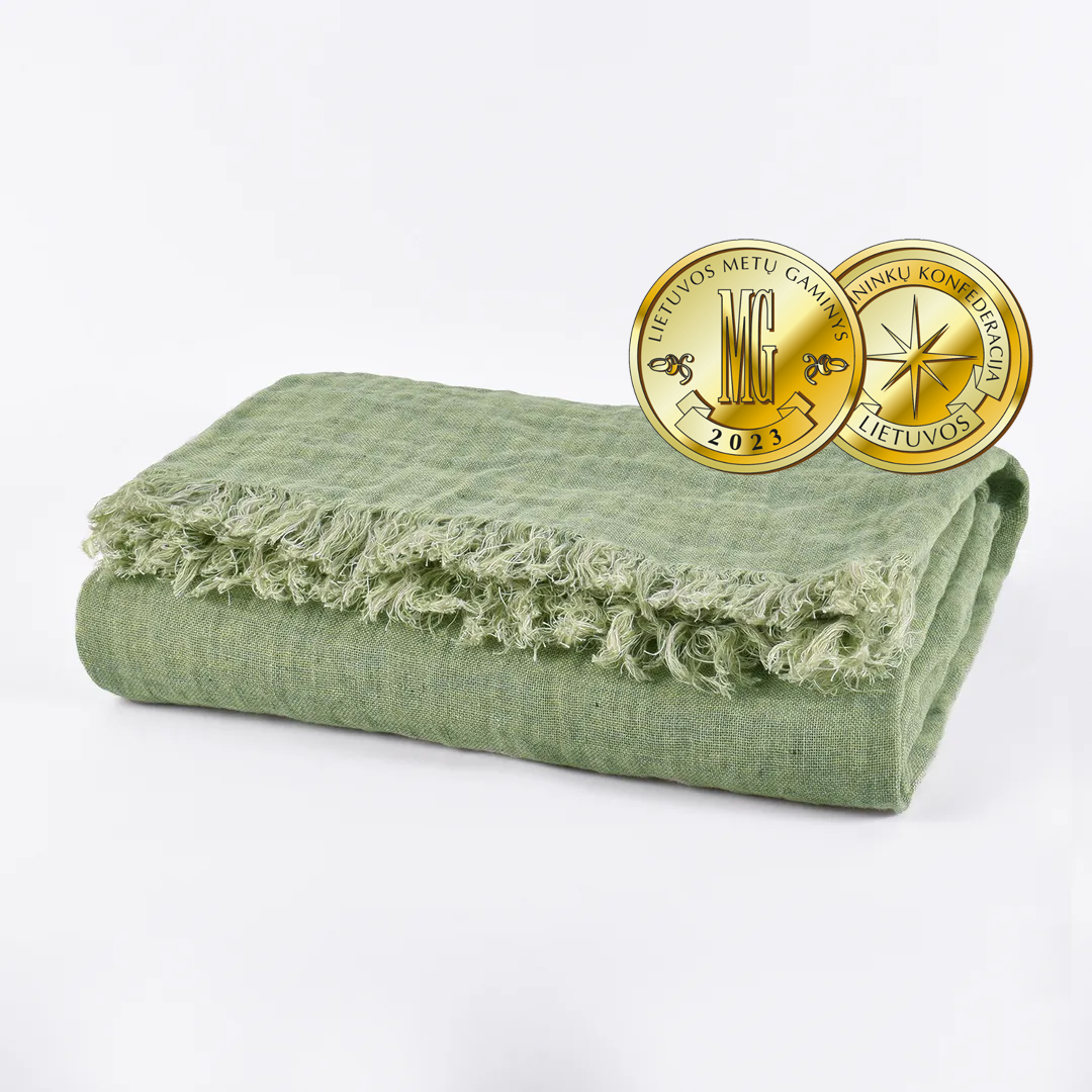 Linen blanket REVIVAL