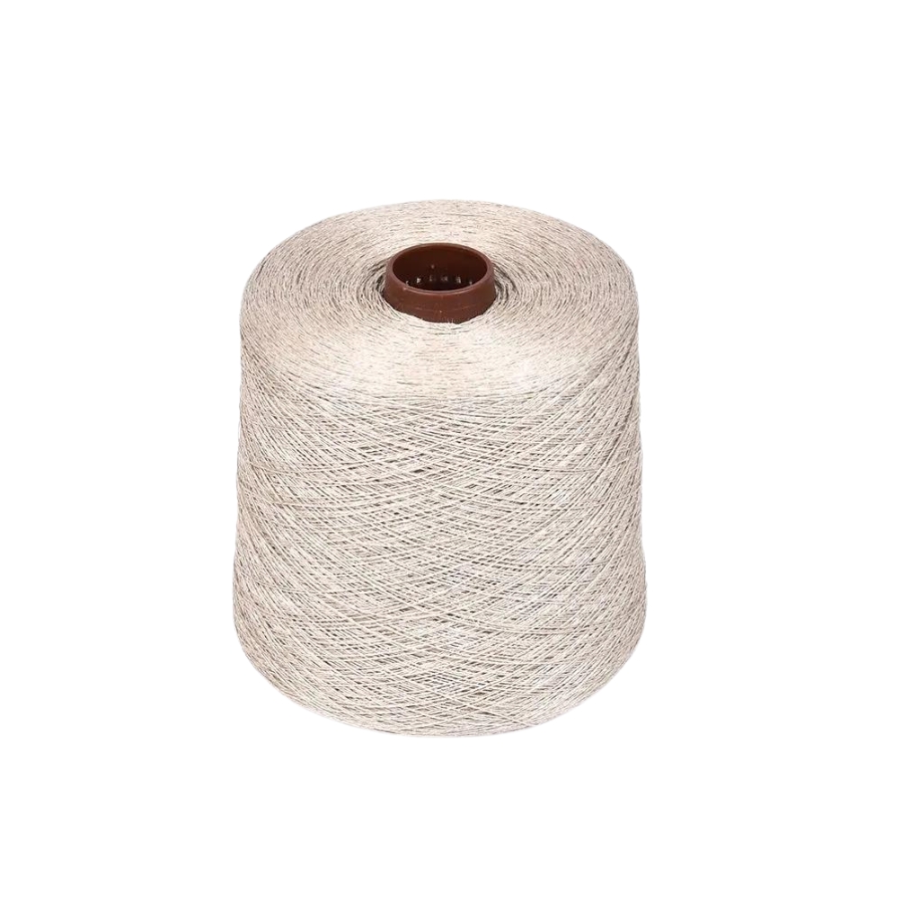 Two threads linen yarns in natural colour, V 56x2 L, (0,96 kg) - No. 9